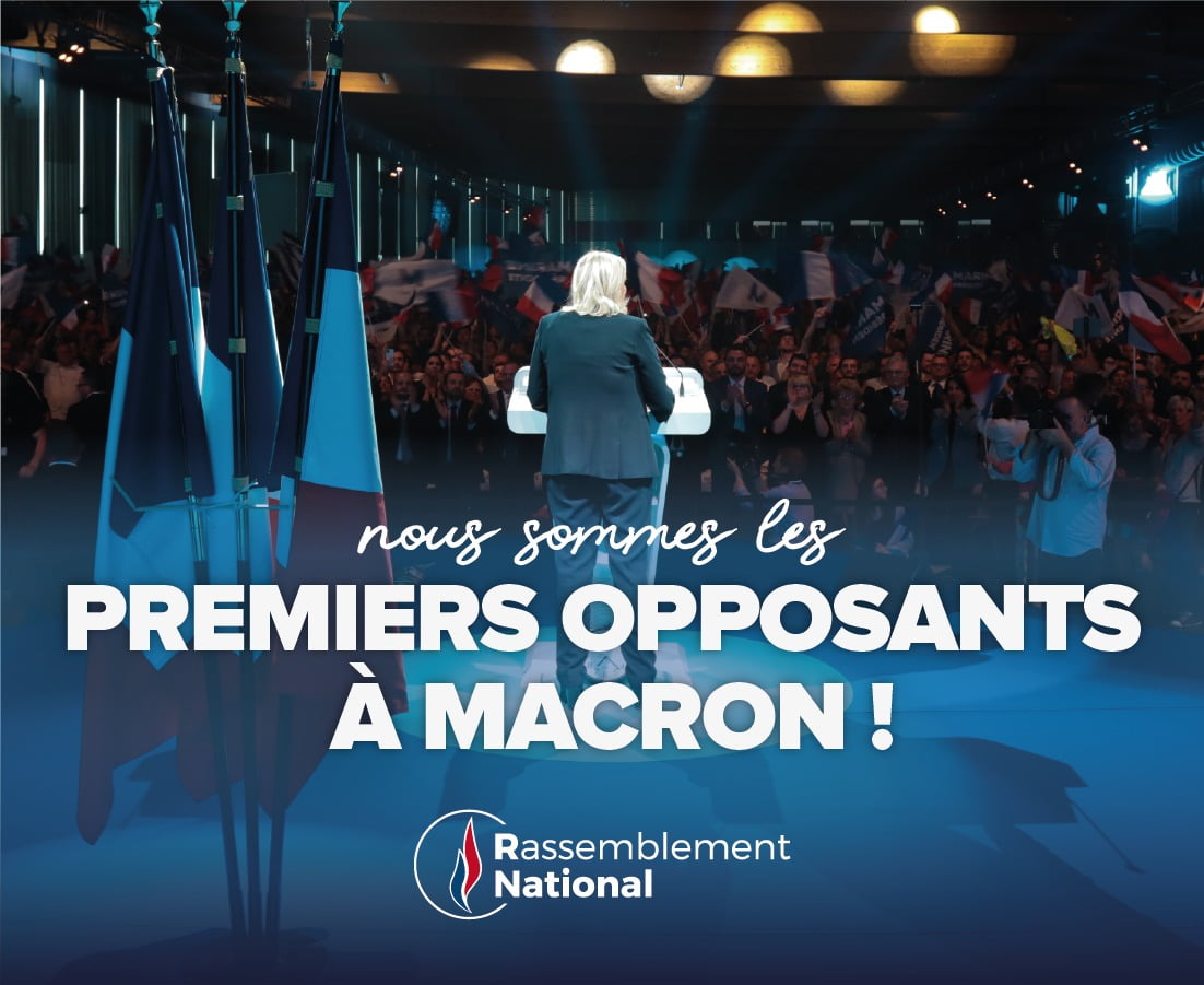 Face à Macron, les Français nous accordent leur confiance !