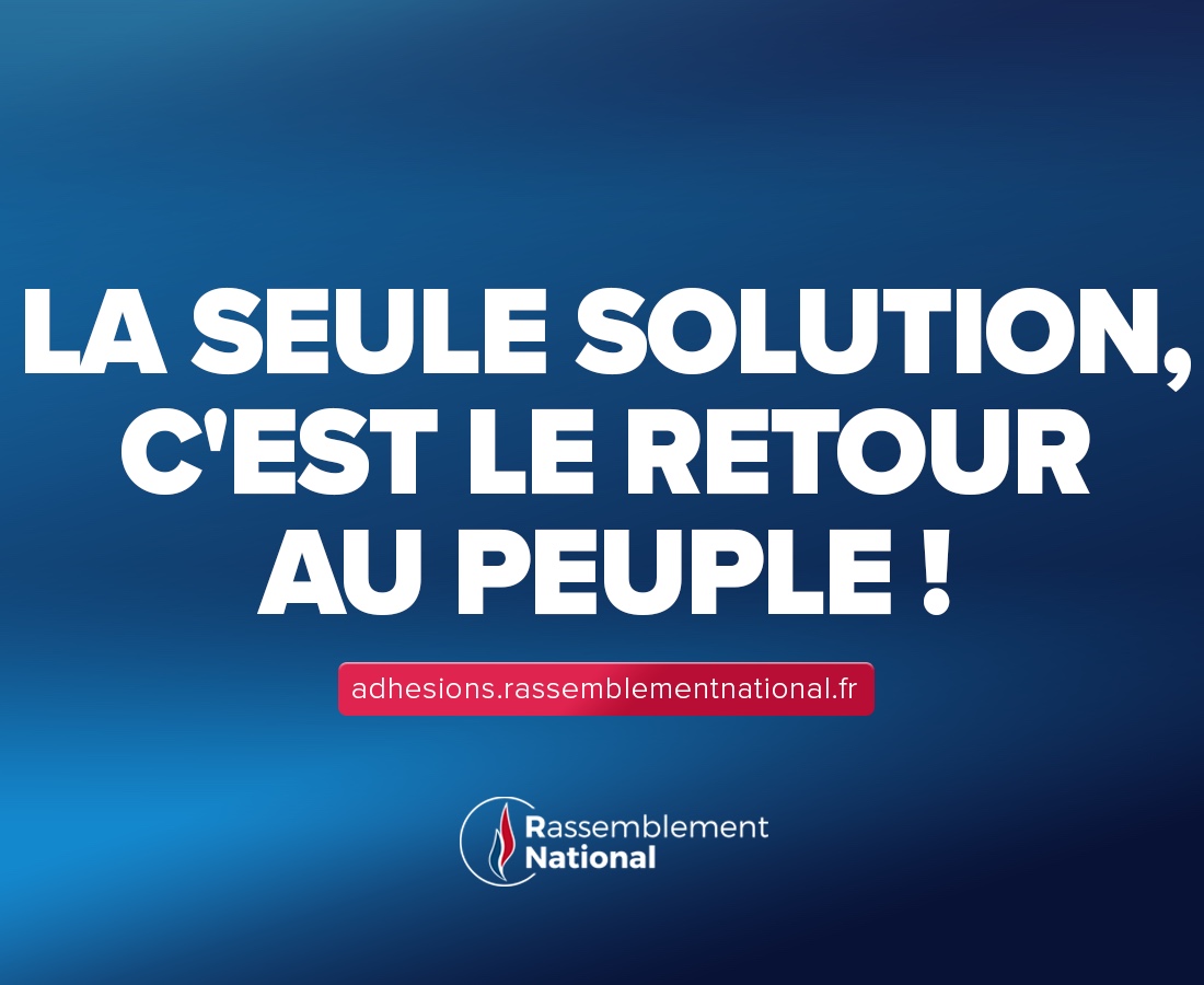 La seule solution, c’est le retour au peuple !