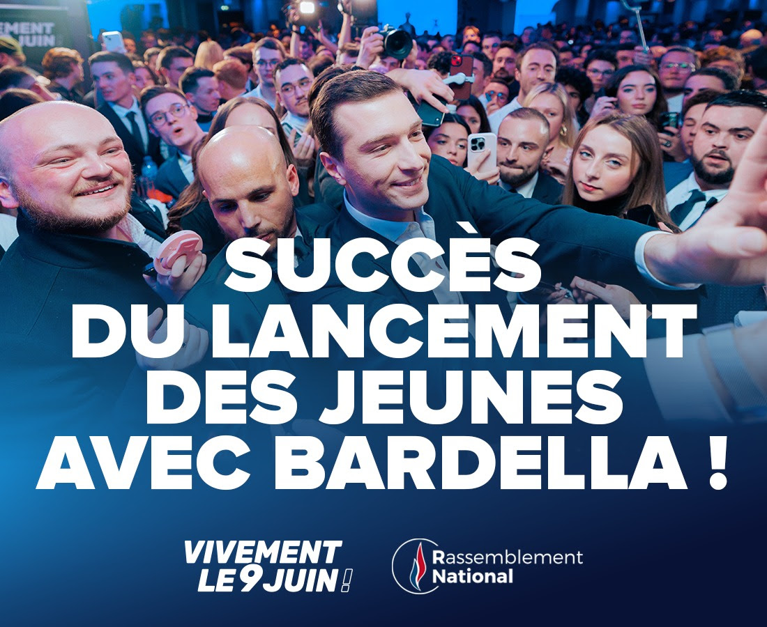 Succès du lancement des Jeunes avec Bardella