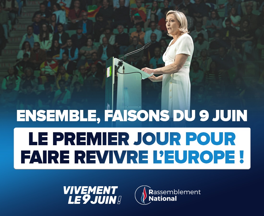 Ensemble, faisons du 9 juin le premier jour pour faire revivre l’Europe !