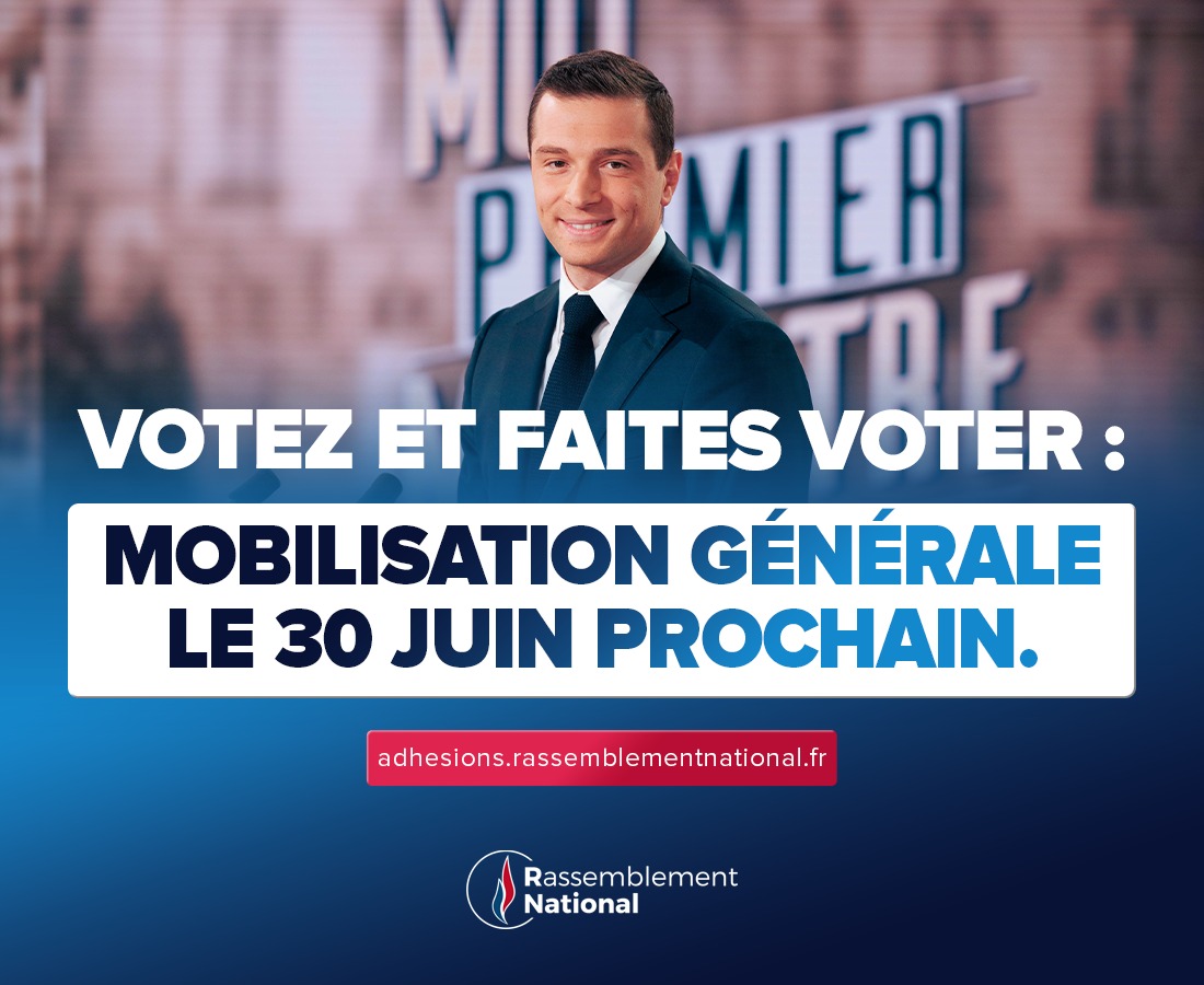 Votez et faites voter : mobilisation générale le 30 juin prochain.