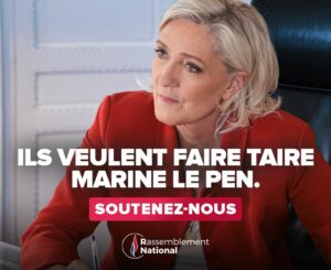 Ils veulent faire taire Marine Le Pen.